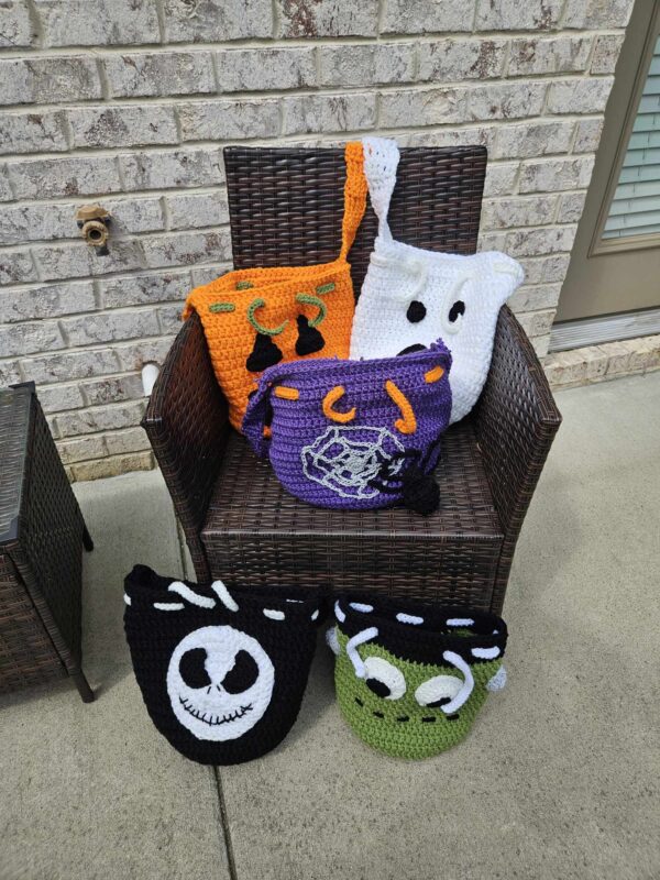 Crocheted Halloween Bags