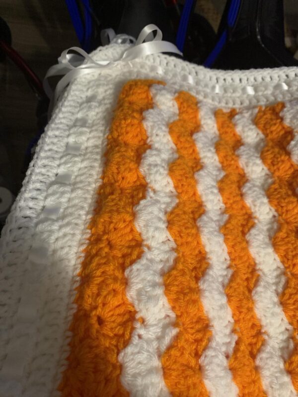 Crocheted Blanket - Throw (YOUR CHOICE OF COLOR) - Image 2