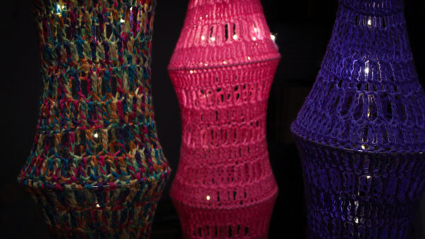 Crocheted Hanging Lamp - Short - Image 4